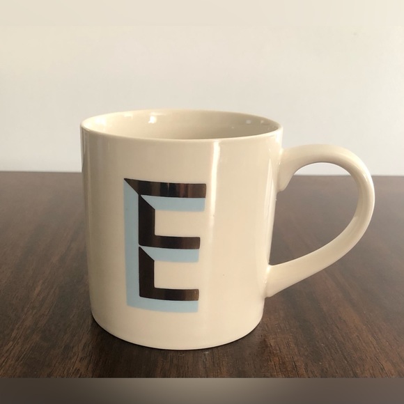 Opalhouse Dining Opalhouse Stoneware Mug E Graphic Initial Ceramic